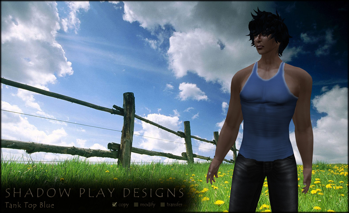 Shadow Play Designs - Tank Top Blue