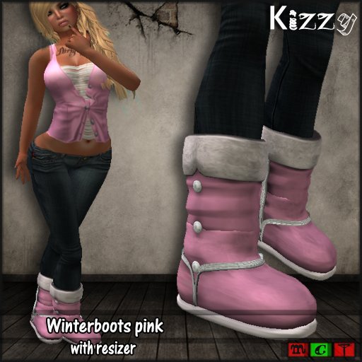 .:Kizzy:. winterboots pink