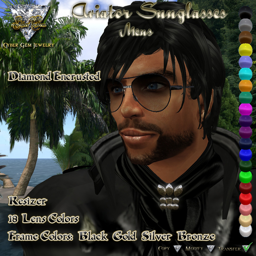 Aviator Sunglasses - Mens