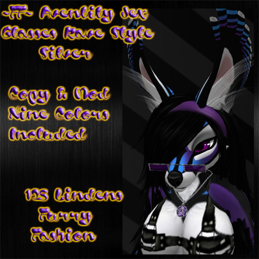 ~FF~ Aventity Jex Glasses Rave StyleSilver