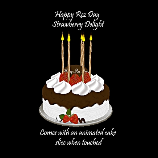 Strawberry Delight Rez Day Cake