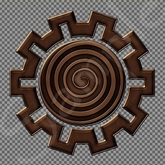 Steampunk Cog 10 FULL PERMS Alpha texture