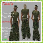 *Dani's* Camo Men's Baggy Pants 