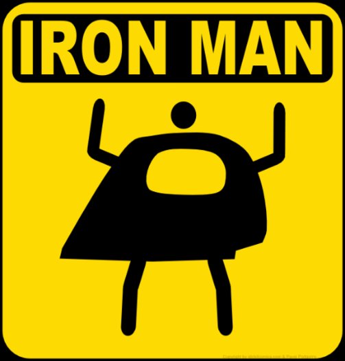 Iron Man sign