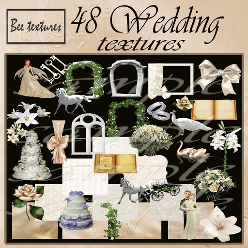48 Wedding textures tagWedding