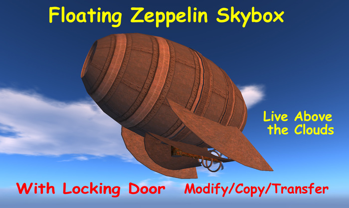 Floating Zeppelin Skybox