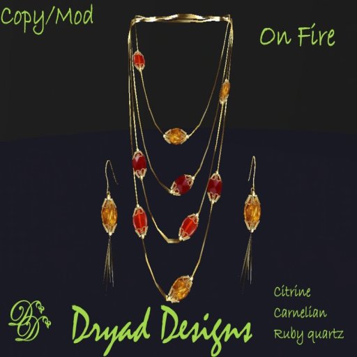 ~*Dryad Designs*~ On Fire Shopping bag