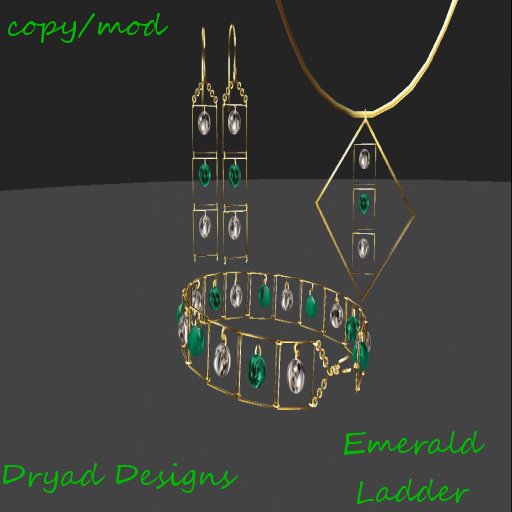 ~*Dryad Designs*~Emerald Ladder Shopping bag
