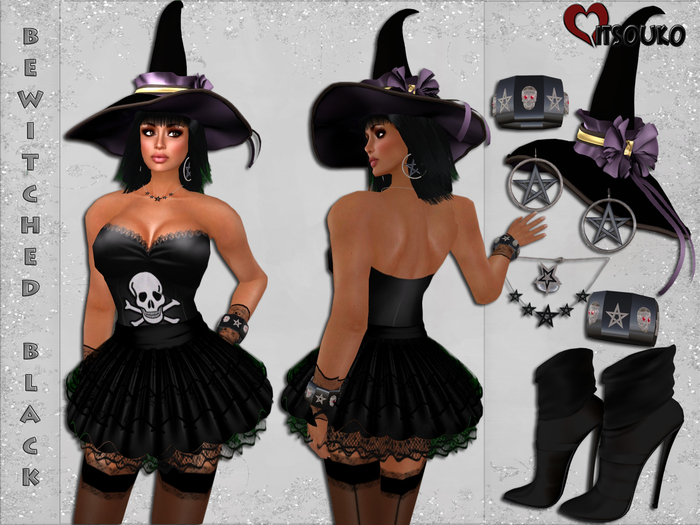 Bewitched Black Costume * Mitsouko *