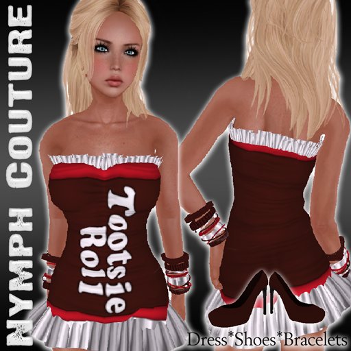 *NYMPH COUTURE* TOOTSIE ROLL OUTFIT