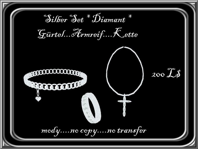 Silber Set * Diamant *