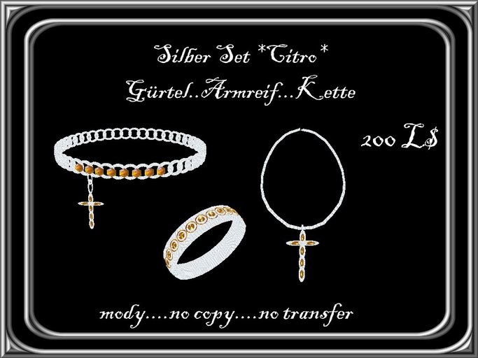 Silber Set * Citro *