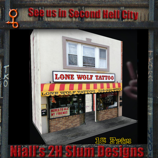 2H Building - Lone Wolf Tattoo (20x15)