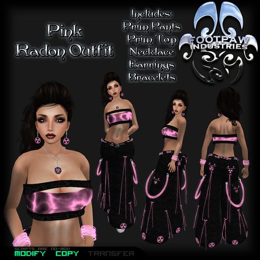 [FPI] Radon Pink Female - Rave Outfit