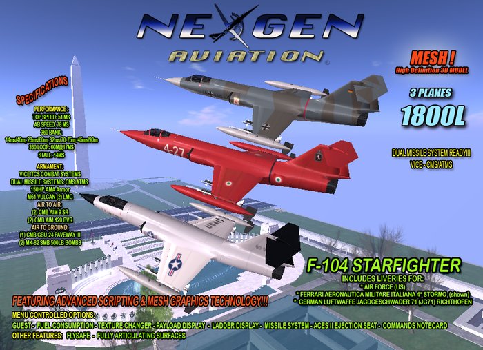 NEXGEN F-104 STARFIGHTER (crate)