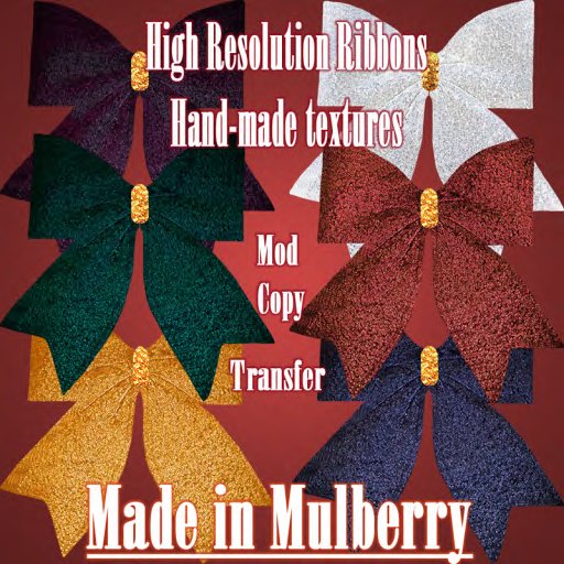 Made in Mulberry Textures Perfection Ribbons handmade alpha