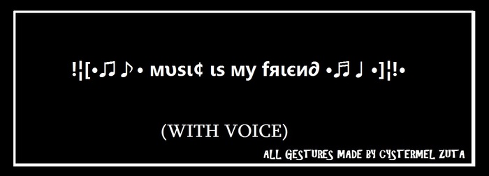 MUSIC IS MY FRIEND - MADE BY CY