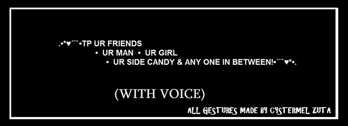 TP YORU FRIENDS UR MAN - MADE BY CY