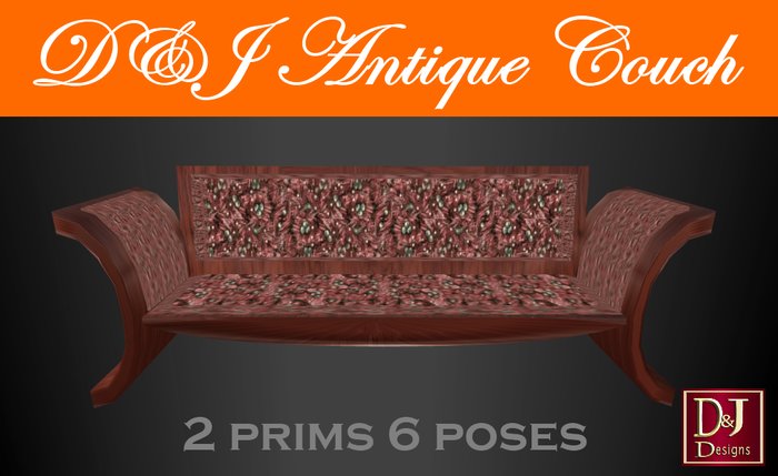 D&J Antique Couch (boxed)