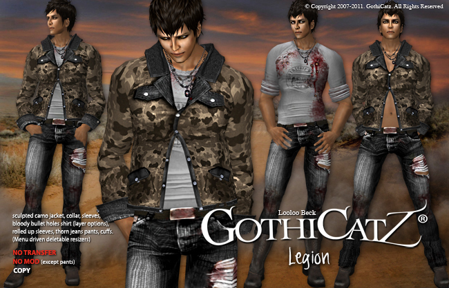 >>GothiCatz<< Legion (male)