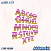 [ALPHA CITY MESH] Alphabet 2 (FULL PERM)