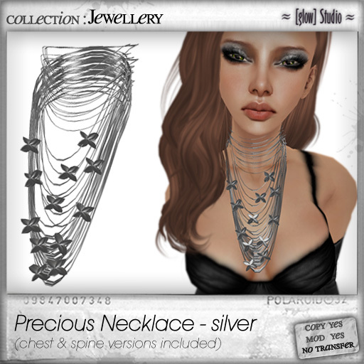 [ glow ] studio Precious Necklace Silver