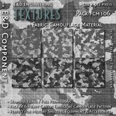 [FCM106] 6 Heavy Winter and Urban Camouflage Textures and Camo Textures for Military Uniforms from E&D ENGINEERING