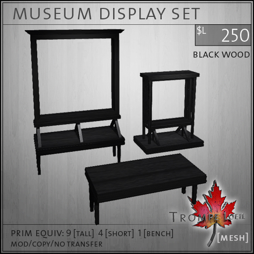 Trompe Loeil - Museum Displays Blackwood [mesh]