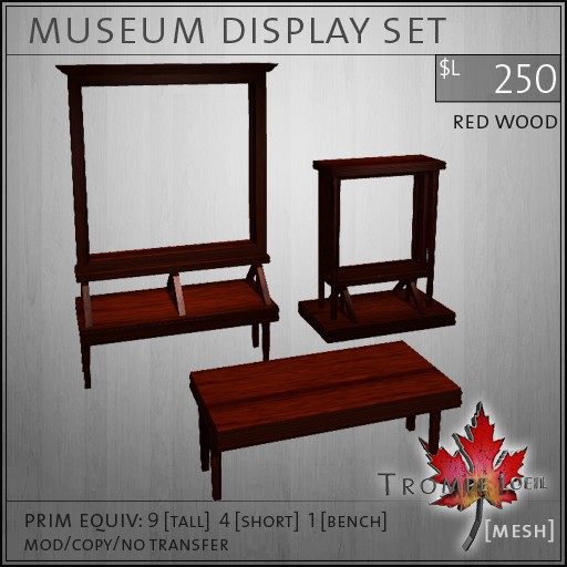 Trompe Loeil - Museum Displays Redwood [mesh]