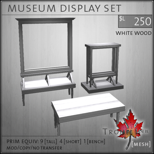 Trompe Loeil - Museum Displays Whitewood [mesh]