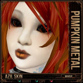 =^.^= Curious Kitties - Azil Whisp Skin - Pumpkin Metal