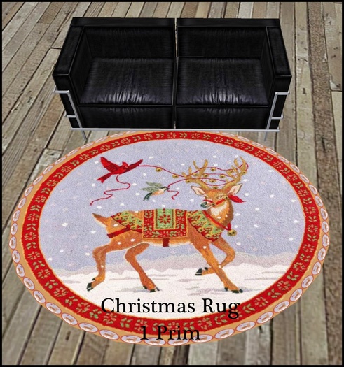 Christmas Reindeer Rug