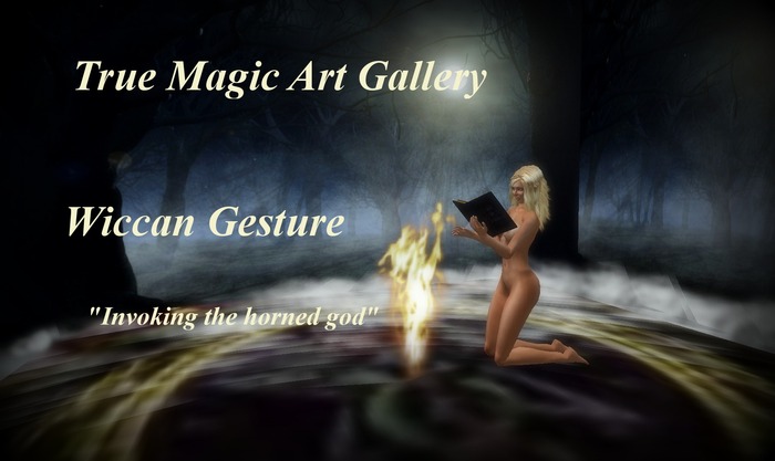 Invoking the Horned God (Wiccan Gesture)