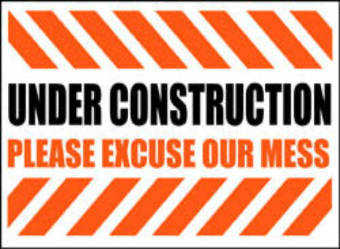 Under Construction sign
