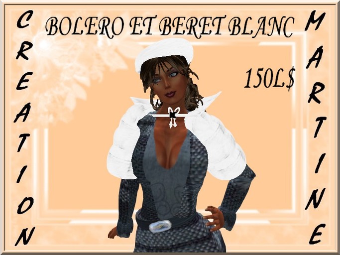 bolero blanc