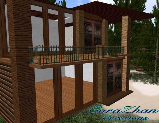 CaraZhan -  Spacious Luxury Low  Prim House Two Story Only 30 prims