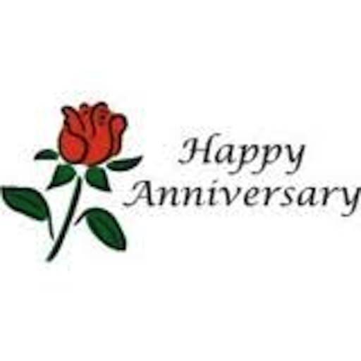 Happy Anniversary Red Rose