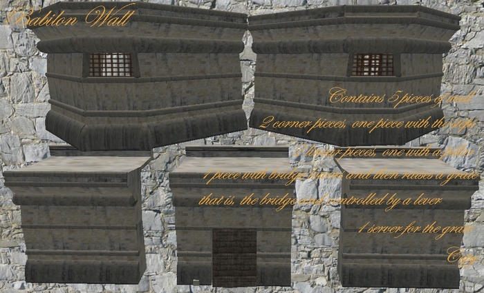 Babilon Wall set