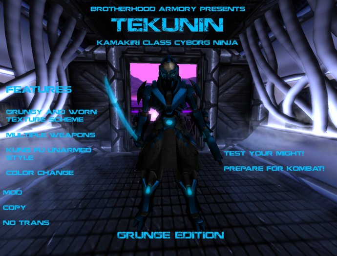 Tekunin Kamakiri (Mantis) Cyborg Ninja Pack 1.0 Grunge