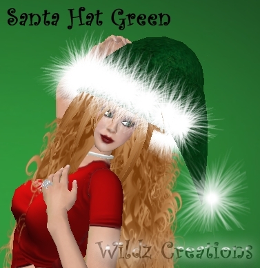 ~WC~ Wildz Santa Hat Green