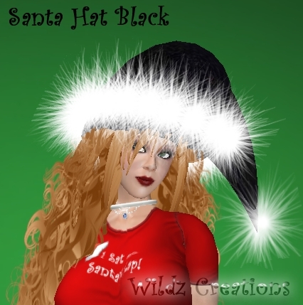 ~WC~ Wildz Santa Hat Black