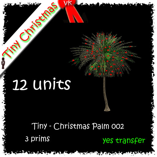 12 x Tiny - Christmas Palm 002