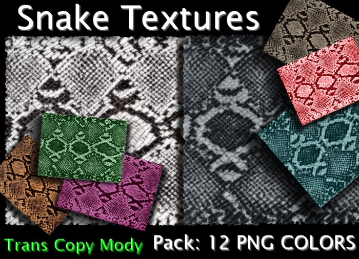 Full Perm 12 PNG Snake Textures