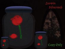 Enchanted Gothic Rose Group Tip Jar