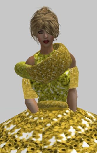 Ballroom Gold Gown