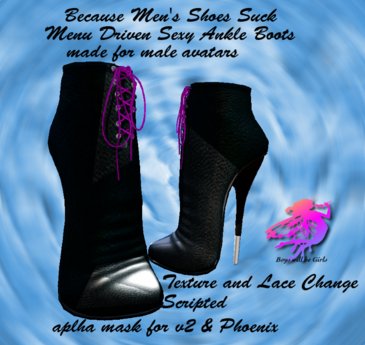 Second Life Marketplace - Men's Sexy Ankle Boots