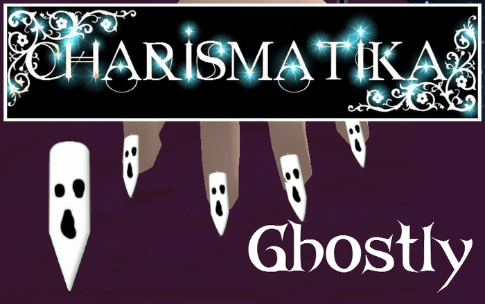 *Charismatika* Ghostly Stilletto Nails