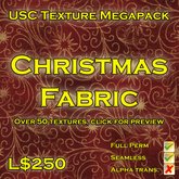 USC Texture Megapack - Christmas Fabric 