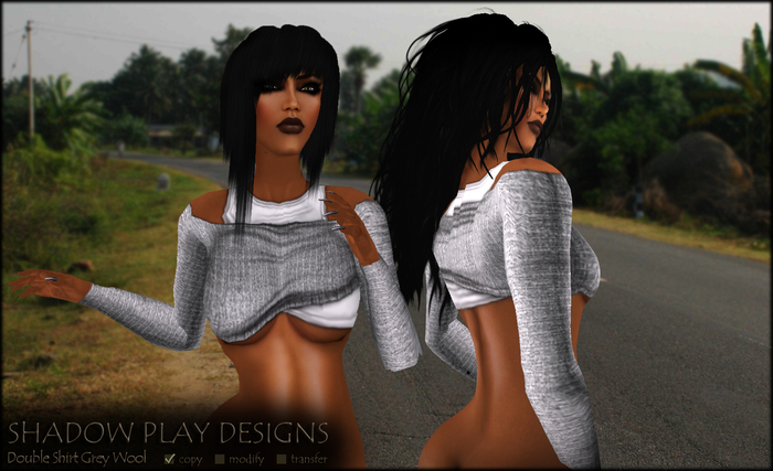 SP Designs - Double Shirt Grey Wool