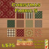 USC Textures - Christmas Fabric 5 